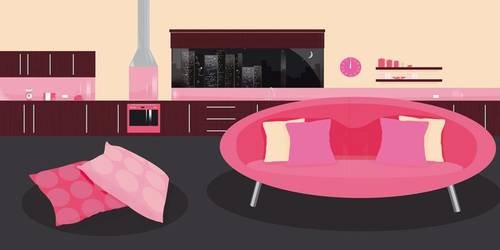 Poster retro studio in der Größe (BxH): 100 x 50 cm von Mariama Janneh