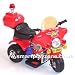 Ride on kids toy battery powered rechargeable junior police trike - Red