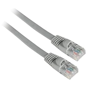 Cables To Go - 15192 - 7ft CAT5E 350Mhz Snagless Patch Cable Grey by Cables To Go