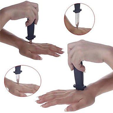 GONGXI Retractable Fake Plastic Toy Blade Knife Practical Joke Gadgets