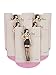 MOOCHI Women 20 Denier Ultra Sheer Thigh High Stockings with Silicone Lace Top