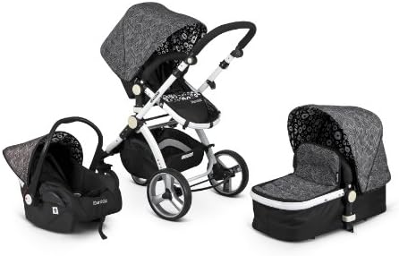 Uberchild EVO Full 3in1 Travel System - Funky Zebra