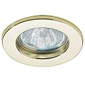 Set of 5 x Brassed Recessed Low Voltage Halogen (MR16/20w) Downlights