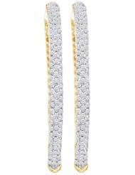 2.0CTW DIAMOND FASHION HOOPS
