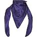 Einfarbiges Chiffon Halstuch 100 cm x 100 cm blau uni