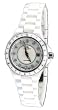 Oniss #ON8202-L Women's Diamond Accented White Ceramic Watch