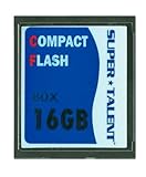 Super Talent 16 GB 80x CompactFlash Memory Card CF/16G-80X