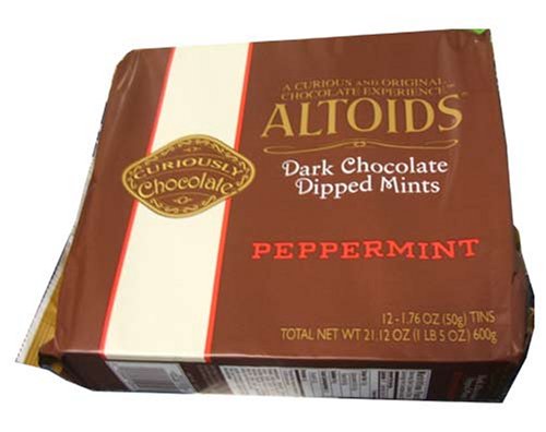 Altoids Dark Chocolate Dipped Peppermint Mints by Altoids Mints