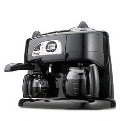 DeLONGHI Combination Coffee/Espresso Machine COFFEEMAKER,COMBO,BKSR (Pack of 2)