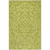 Mystique Floral Lime Green Contemporary Rug Size: 8 x 11