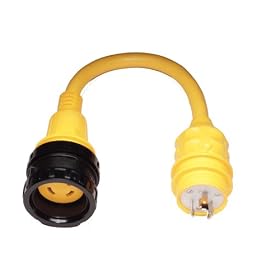Marinco 106A Marine Electrical Shore Power Pigtail Adapter (20-Amp 125-Volt Locking Male... by 