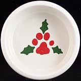 One Christmas Dog Bowl, Holiday Dog Bowl Made in the USA, 1.25 cup capacity Dapper Line
