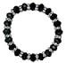 Fashion/Accessories-Bracelet Solid black Circular diamond rings