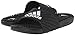 adidas Performance Women's Voolossage W Sandal,Black/White/Black,10 M US