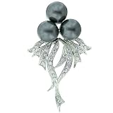 Fancy Studded Round Shape Pin Brooch