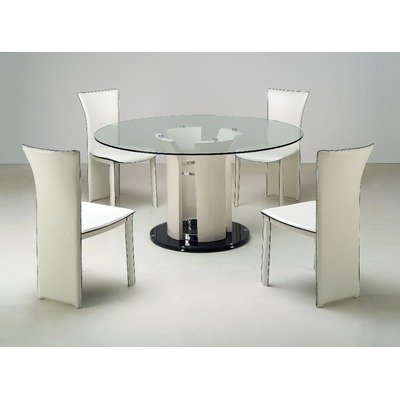 Deborah 5 Piece Dining Gloss Beige