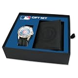 Mens MLB Chicago Cubs Watch & Wallet Set
