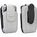 Blackberry Pearl White Leather Vertical Pouch With Belt Clip For 8300 Series