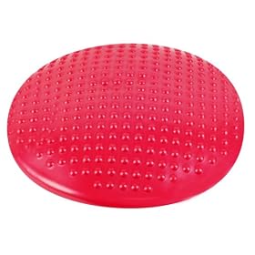 Hudora 76721 - Cuscino per equilibrio, colore: Rosso