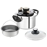 T-fal ワンタッチ開閉圧力なべ クリプソ クレールプラス 4L P4310432