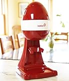 Ivation IS80 Electric Ice Shaver, Snow Cone Maker, Shaved Ice Machine, Ice Snow Shaver, Ice Crusher (Red)