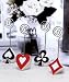 ASST POKER CARDHOLDER - SET OF FOUR ASSORTED POKER THEME CARDHOLDERS - Placecard holder, Quantity of 40 pc,