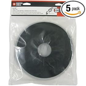Porter-Cable 79150-5 150 Grit Hook and Loop Drywall Sander Pad and Discs - 5 Pack by Porter-Cable