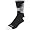 Grenade Tucked Skate Sock Black, One Size