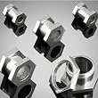 Stainless Steel Hexagonal Screw-on Plugs - 2G - Sold as a Pair