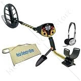 New Fisher F2 Metal Detector W/11 Inch DD Coil, Headphones, Finds Apron, Treasure Trowel