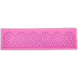 Change Hot Lovely Pink Lace Silicone Mold Cake Decoration Tool for Fondant Cake Cupcake