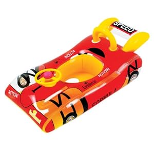 Race Car Baby Toddler Seat Inflatable Boat - Amazon.com Exclusive Pool by 