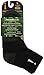 Incrediwear Active Socks – Quarter Socks and Athletic Socks for Men and Women (Black, Large)