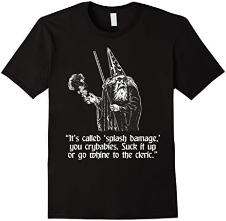 Men's Splash Damage T-Shirt XL Black