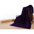 Saunat�cher Saunahandtuch Strandt�cher Strandlaken Frottee Gr�sse 80x200 cm Stickerei "Relax", aubergine, 480g/m�