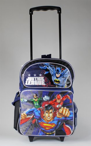  Justice League Large Rolling Backpack