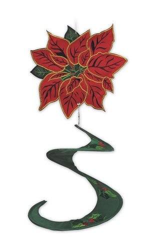 Poinsettia Wind Spinner