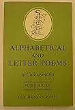 Alphabetical & letter poems : a chrestomathy