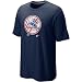 New York Yankees Navy Blue Dugout Logo Vintage Tri-Blend T-Shirt by Nike