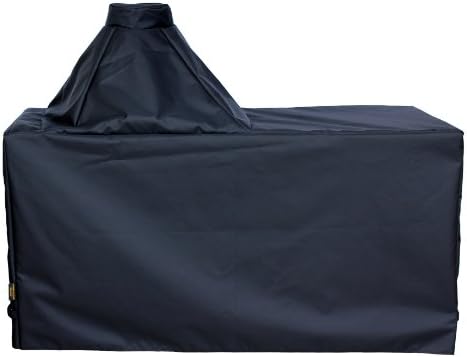 Cowley Canyon Brand Large Ceramic Egg Type Kamado Table Cover, 60"L-27"W-31"H. Fits Large Big Green Egg, Kamado Joe Classic and others.