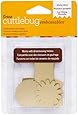 Cuttlebug Cricut Embossable Metal Shapes, Girly Girl, Gold