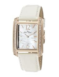 Lucien Piccard Womens 11593-RG-02M Coca White Mother-Of-Pearl Dial Watch