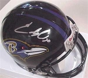 Ed Reed Autographed/Hand Signed Baltimore Ravens Mini Helmet
