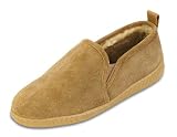Twin Gore Sheepskin Slipper in Golden Tan