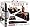 image Fetish Fantasy Inflatable Bondage Bed, Black