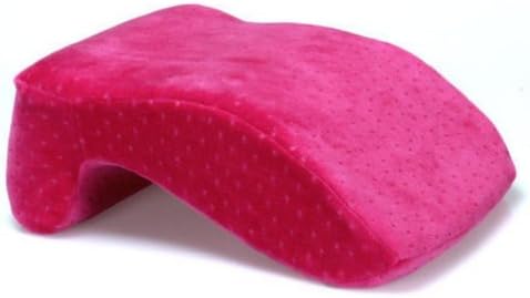 Large Size Slow Rebound Memory Foam Face down sleeping pillow for Nap (Rose Red color)