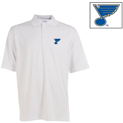 Antigua St. Louis Blues Power Play Polo Shirt Large
