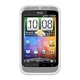 Amzer AMZ91122 Silicone Skin Jelly Case for HTC Wildfire S - Transparent Wh ....