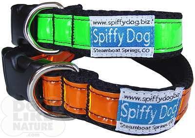 Spiffy Dog Reflective Collar - Orange Small
