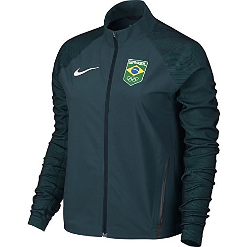 ナイキ アウター コート Nike Women's Team Brazil Flex Full Zip R Midnight T [並行輸入品]